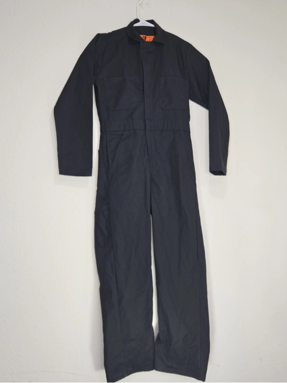 Red Kap Coveralls Long Sleeve Black Size 34 Regular Work Uniform